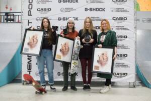 Чемпионат России по скейтбордингу женщины награждение